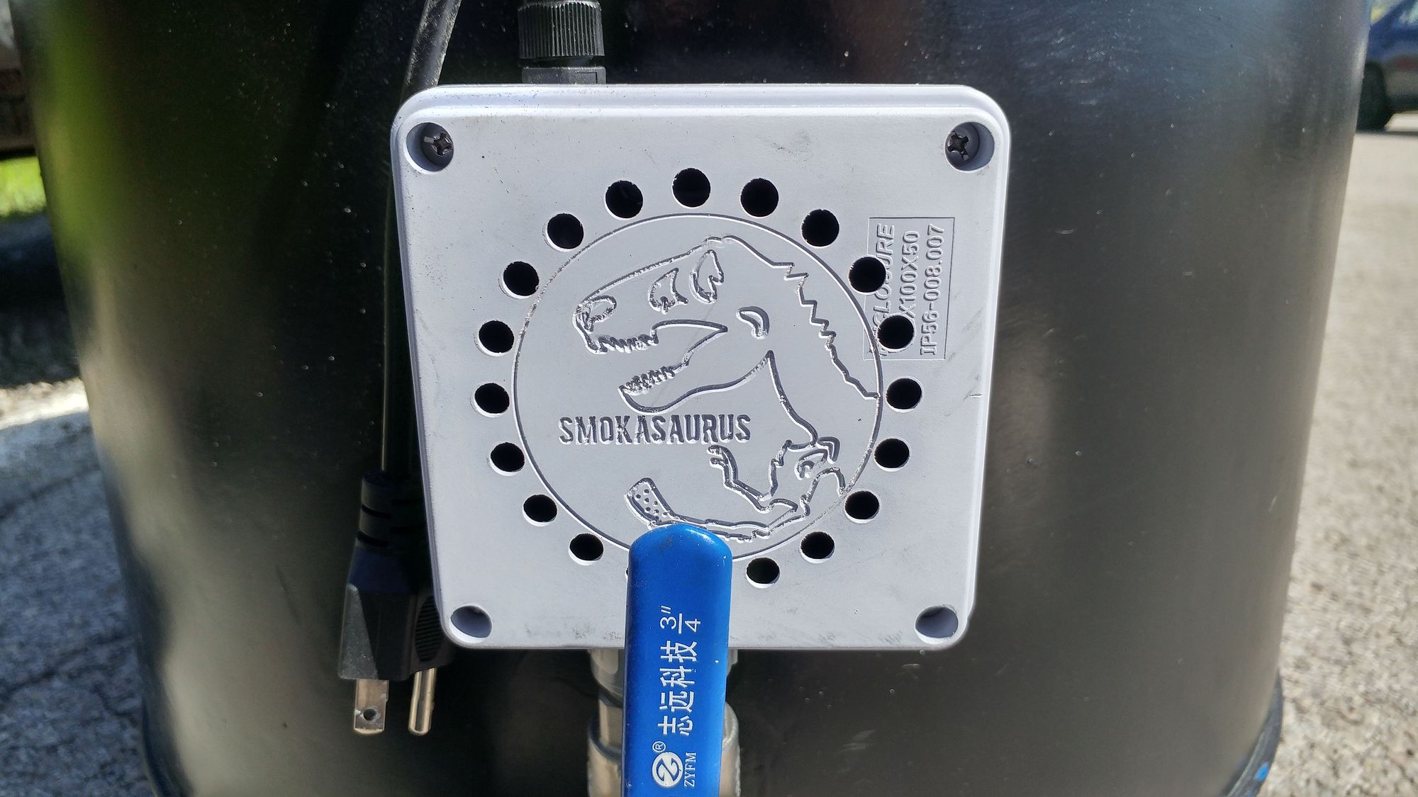 Air Intake Box with machined logo